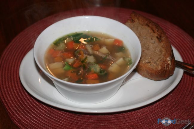 Pheasant & Autumn Vegetable Broth