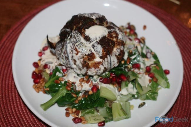 Roasted Whole Cauliflower